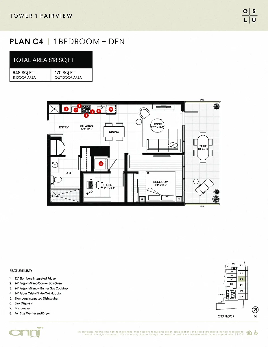 Floor plan Fairview C4