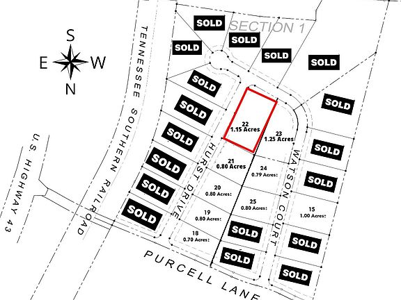 2nd image of 0 Hurst Dr Lot 22