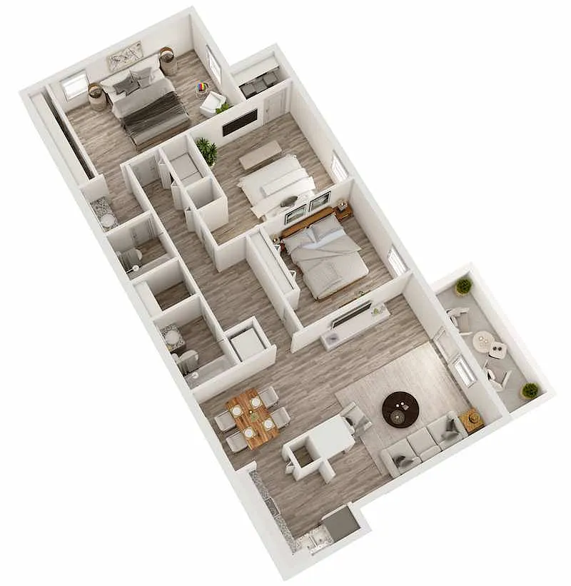 Floor plan C1R