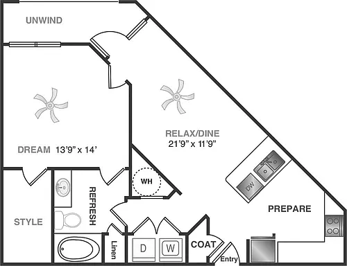 Floor plan A3C