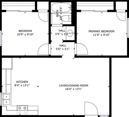 2 bed, 1.0 bath, 750 sqft, $1,199 — Photo 3