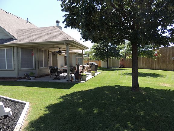 Matching shed, five trees