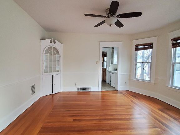 Formal Dining Room with Built In Corner Hutch