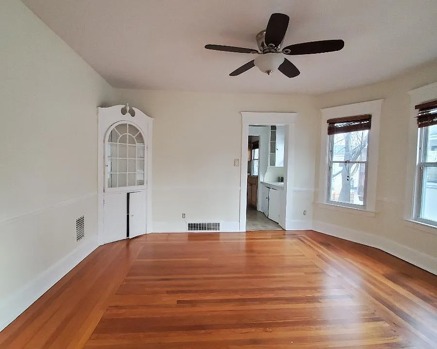 Formal Dining Room with Built In Corner Hutch