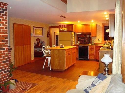 Open layout is great for entertaining