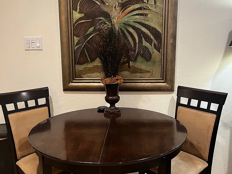 Dinette off the kitchen area