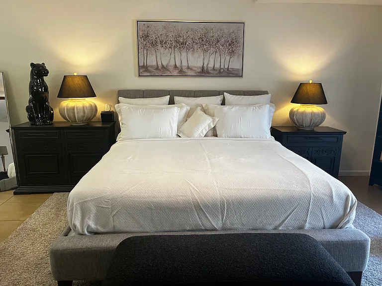 Master Bedroom with most comfortable mattress on the planet.