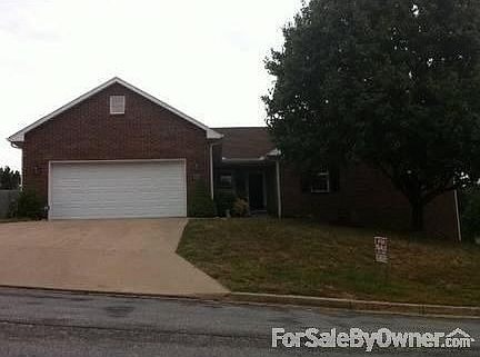 Front View : Home has walk out basement on the south end.