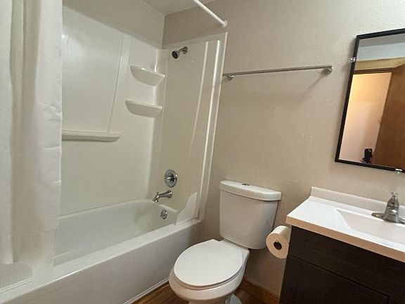 Bathroom with full tub