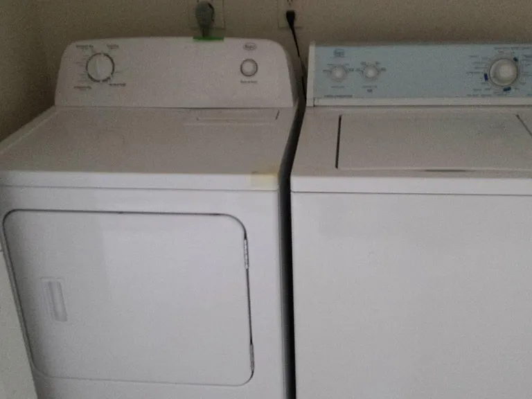 lower level washer drier closet