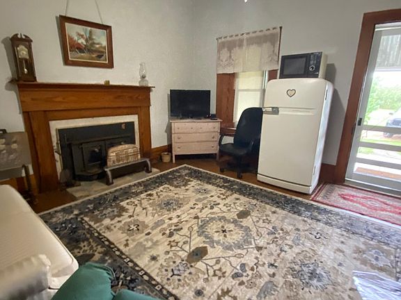 living room and kitchen