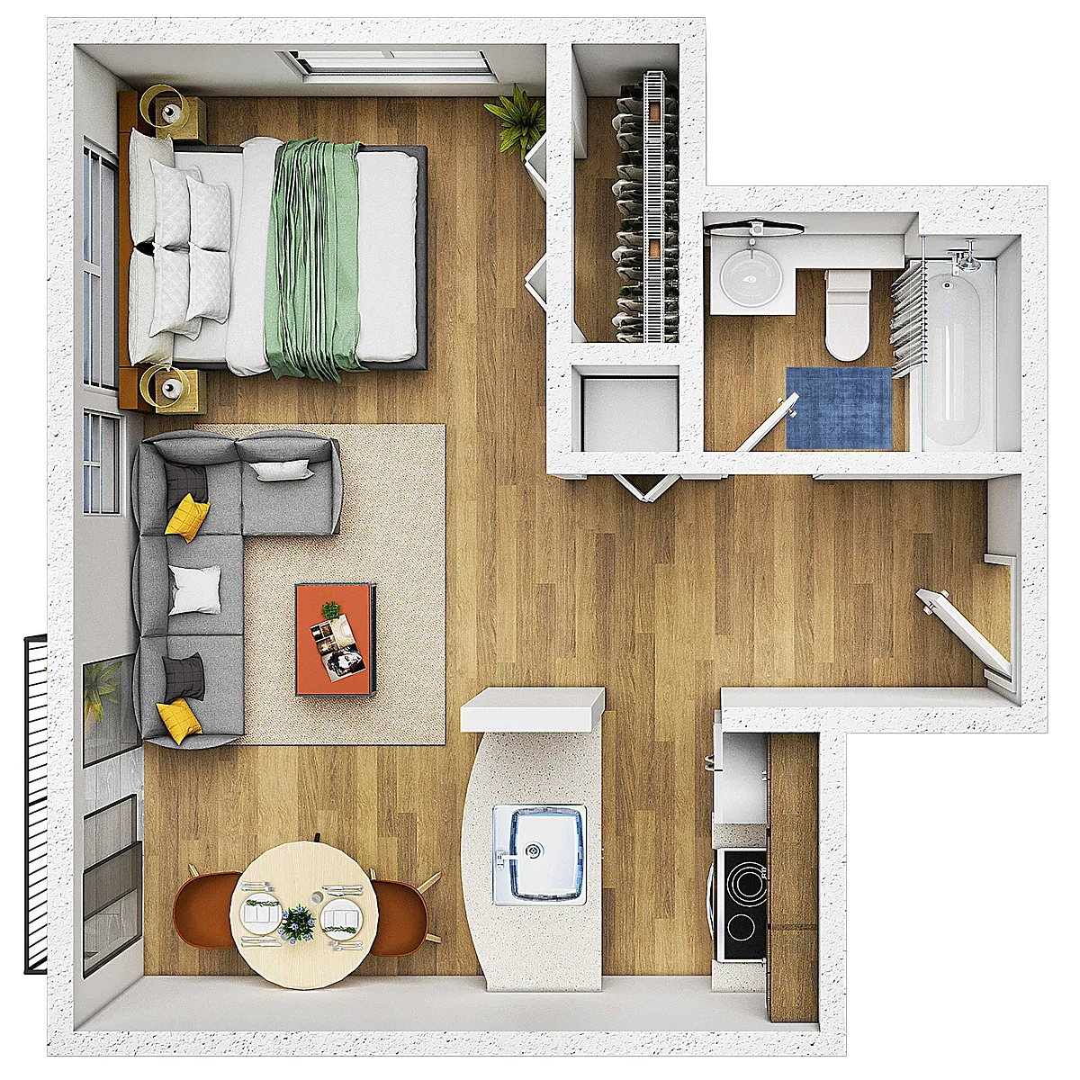 Floor plan Studio