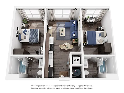 Floor plan 2x2A