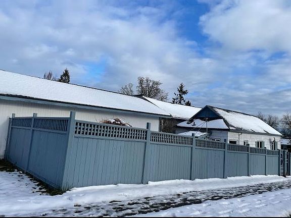 Fenced back yard