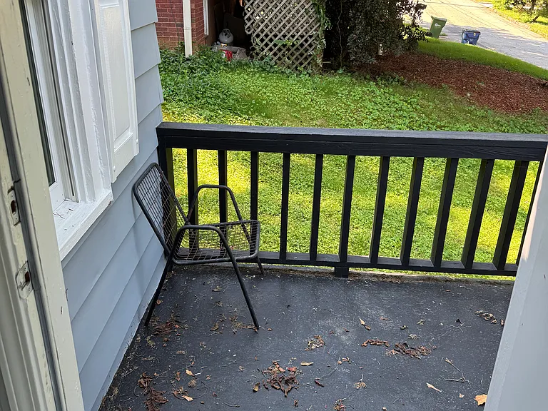 Small front deck