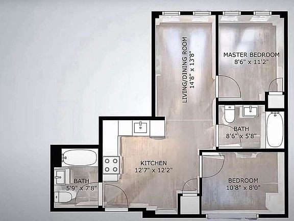 2nd image of 495 Saint Johns Pl #5T