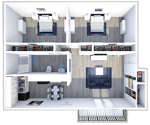 Floor plan Floyd and Dakota