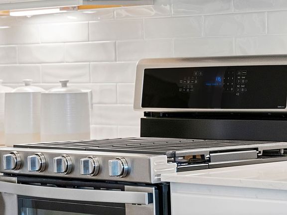 Stainless steel range