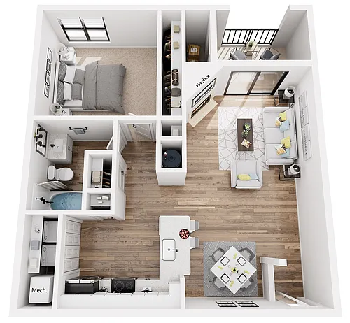 Floor plan A2P