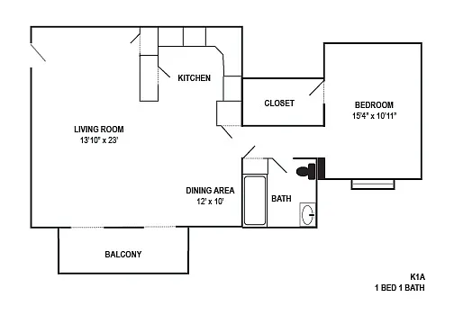 Floor plan K1A
