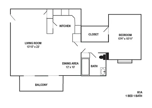 Floor plan K1A