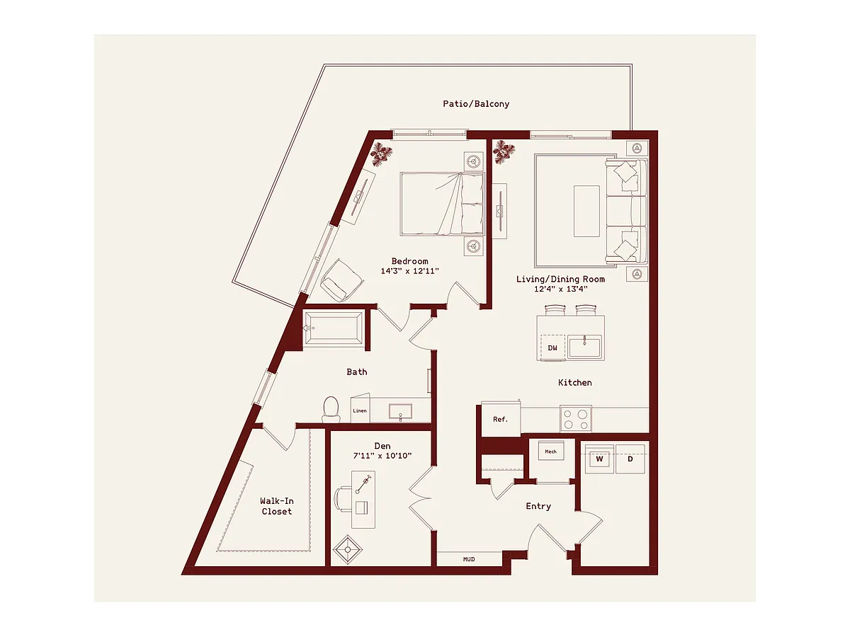 Floor plan Malone