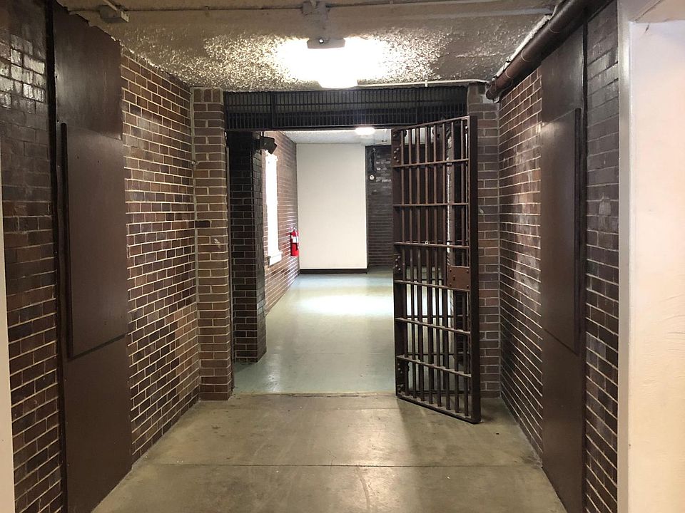 One unique feature is the old jail door in the 2nd floor hallway.