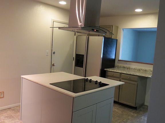 Island cooktop and hood