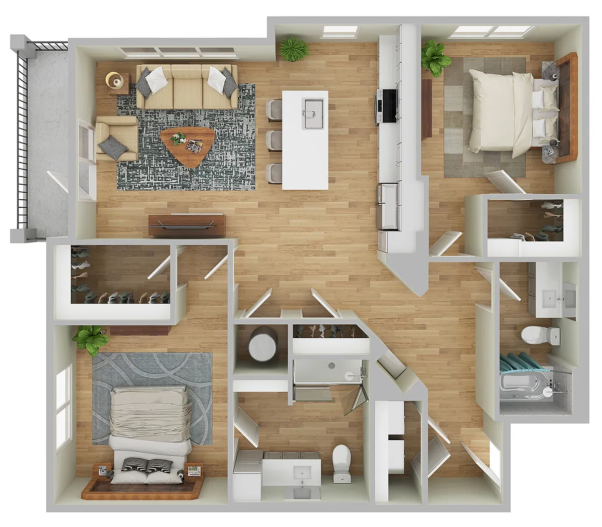Floor plan B2