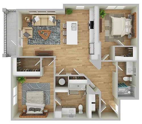 Floor plan B2