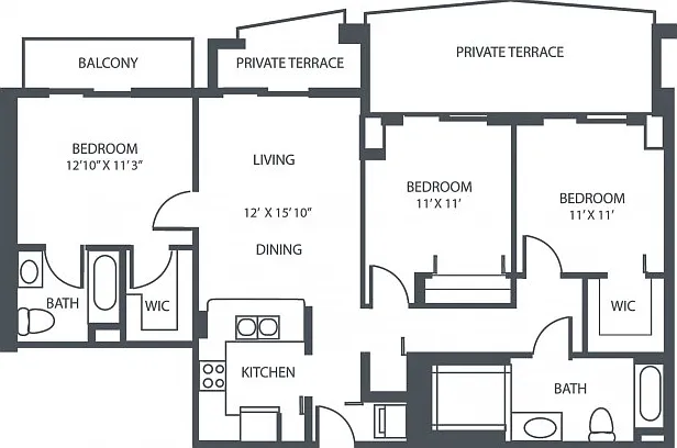 Model T | 3 Bedroom, 2 Bath Model T | 3 Bedroom, 2 Bath
