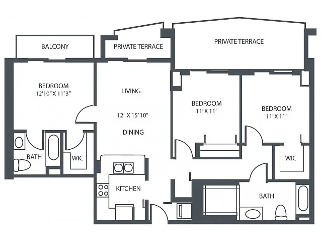 Floor plan Model T