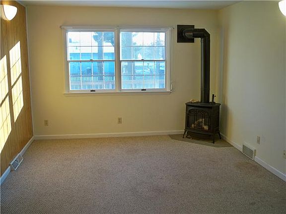 Family Room with Gas Stove