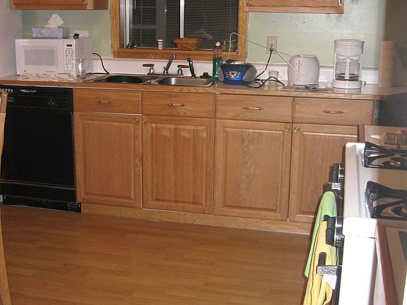 Updated kitchen with beautiful floors