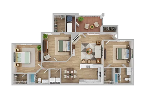 Floor plan Churchill | Renovated