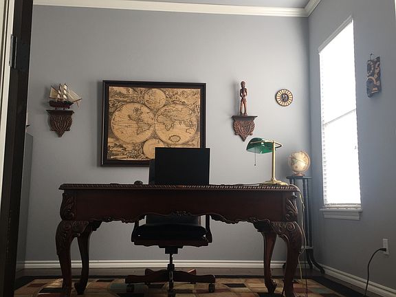 Office with dome ceiling