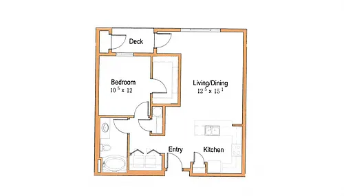 Floor plan 1X1 A9
