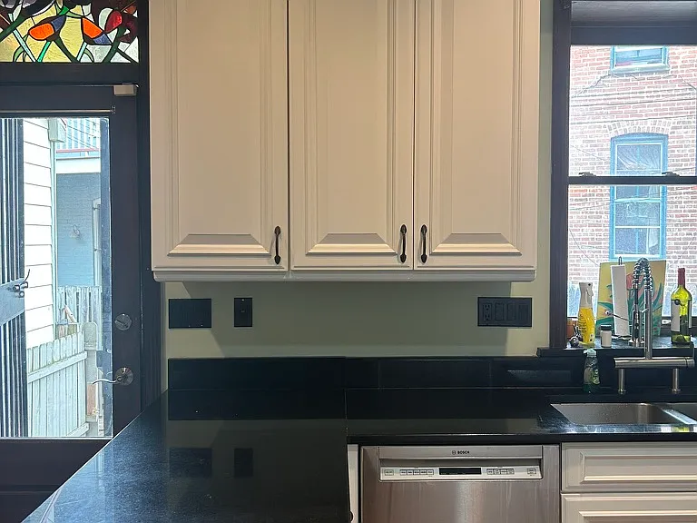 Kitchen and dishwasher