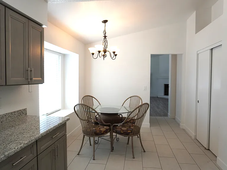 Eat in Kitchen with pantry.
