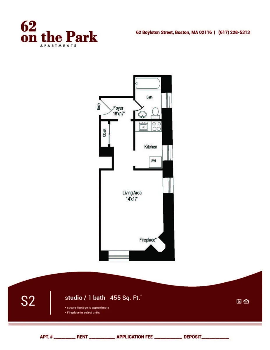 Floor plan Studio