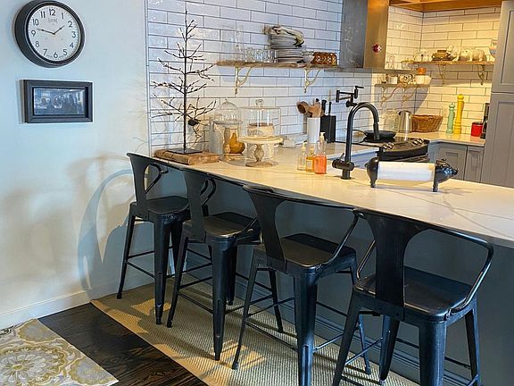 Designer kitchen with a pot filler