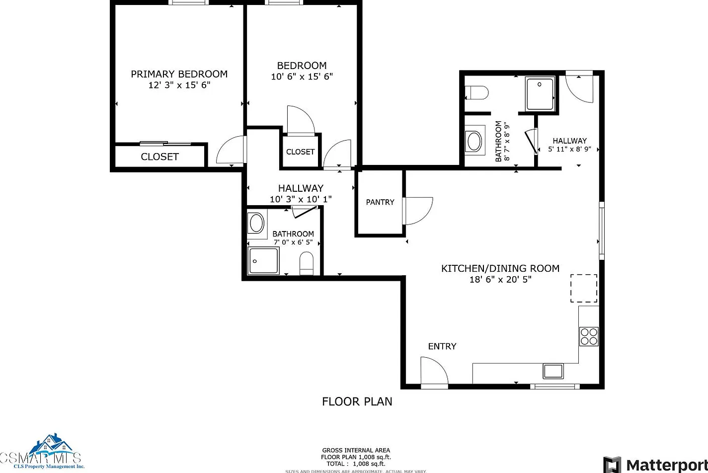2 bed, 1008 sqft, $3,000 — Photo 2