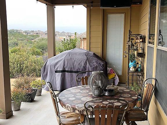 Patio with amazing views