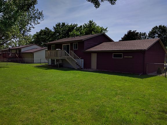 Large, fenced in backyard