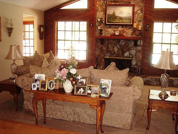 Formal Living Room with Fireplace