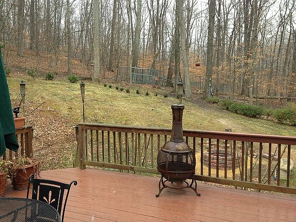 Backyard View from Deck