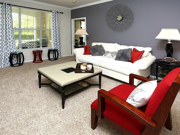Make the spacious living room yours