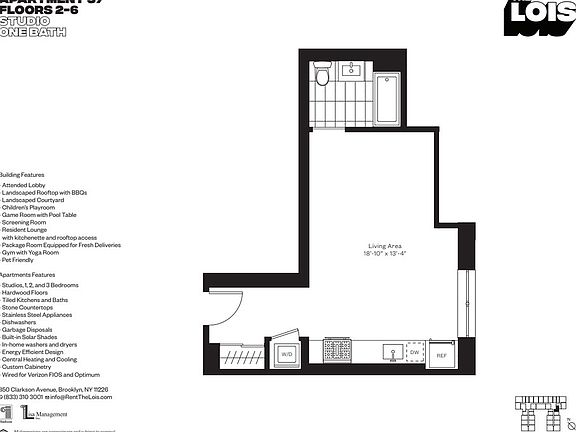 2nd image of 350 Clarkson Ave APT 237