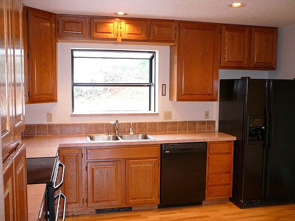 Kitchen toward garden window