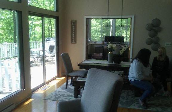 Eating area, office and deck (not updated)